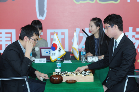 변상일, 농심배 데뷔전 첫승 실패